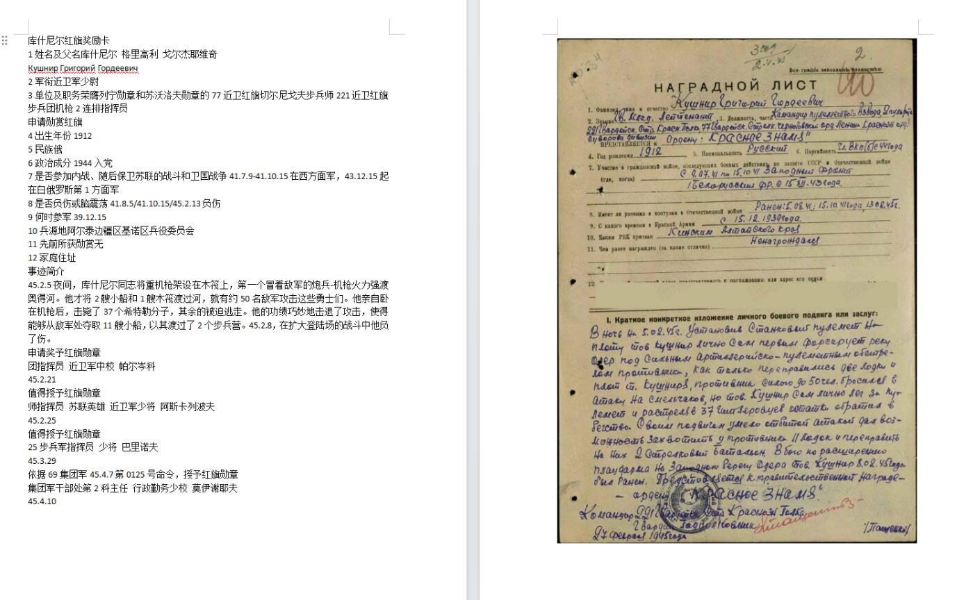 苏联勋章奖章1月6日拍卖1月25日晚上九点结束！过年了，本次无佣金！找不到的加我qq或者微信都是184277308备注苏章拍卖。最好加微信群每次都会通知还有提前可以一口价的 最近会持续拍卖一些东西。			 苏联二战红旗勋章 265509 强渡奥德河 珐琅有磕碰 原环未开 铜挂 渡河时被50人包围用重机枪亲自积弊37 顺利登陆还俘获了十几艘船！Кушнир Григорий Гордеевич 非常好的柏林战役前期强渡奥德河的奖励 一人单杀37 勇猛得很