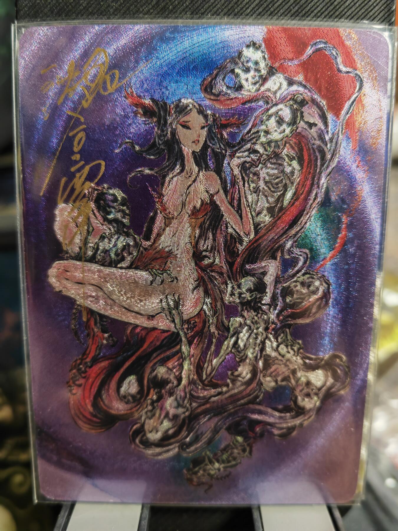 阳大大卡牌超级大甩拍第34期（固定周五晚上八点截拍，持续收拍品，进群福利早知道） 【亲签卡】启读 沈鑫 九尾狐理精 编号020/100