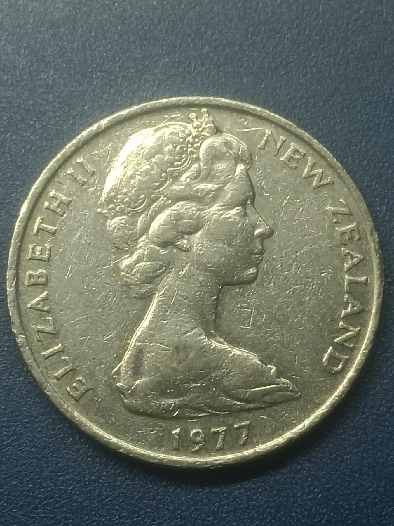 吉祥压岁钱外国硬币第51场 新西兰硬币1977