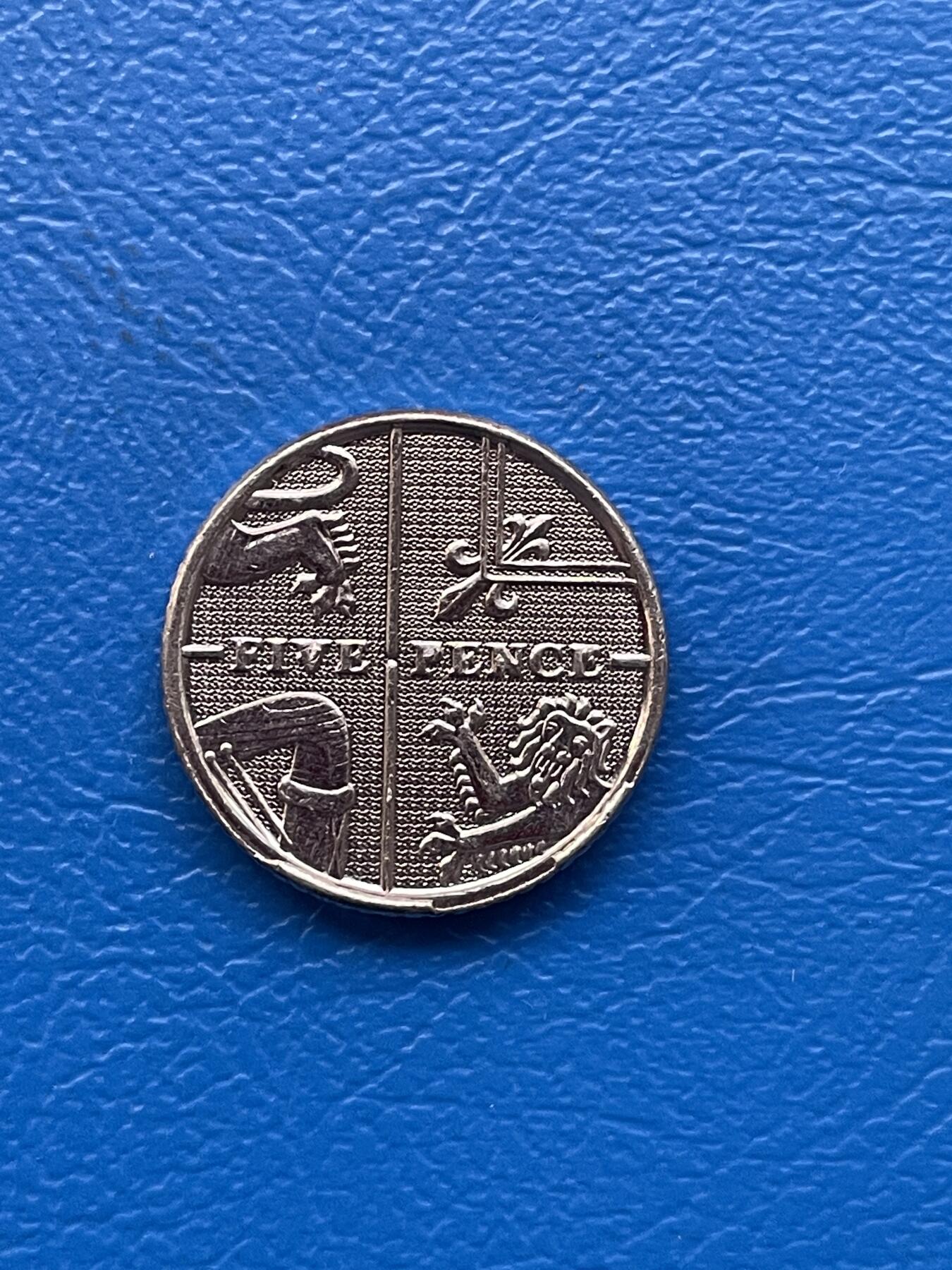 金银花邮币 世界各国硬币专场10 无佣金 5便士