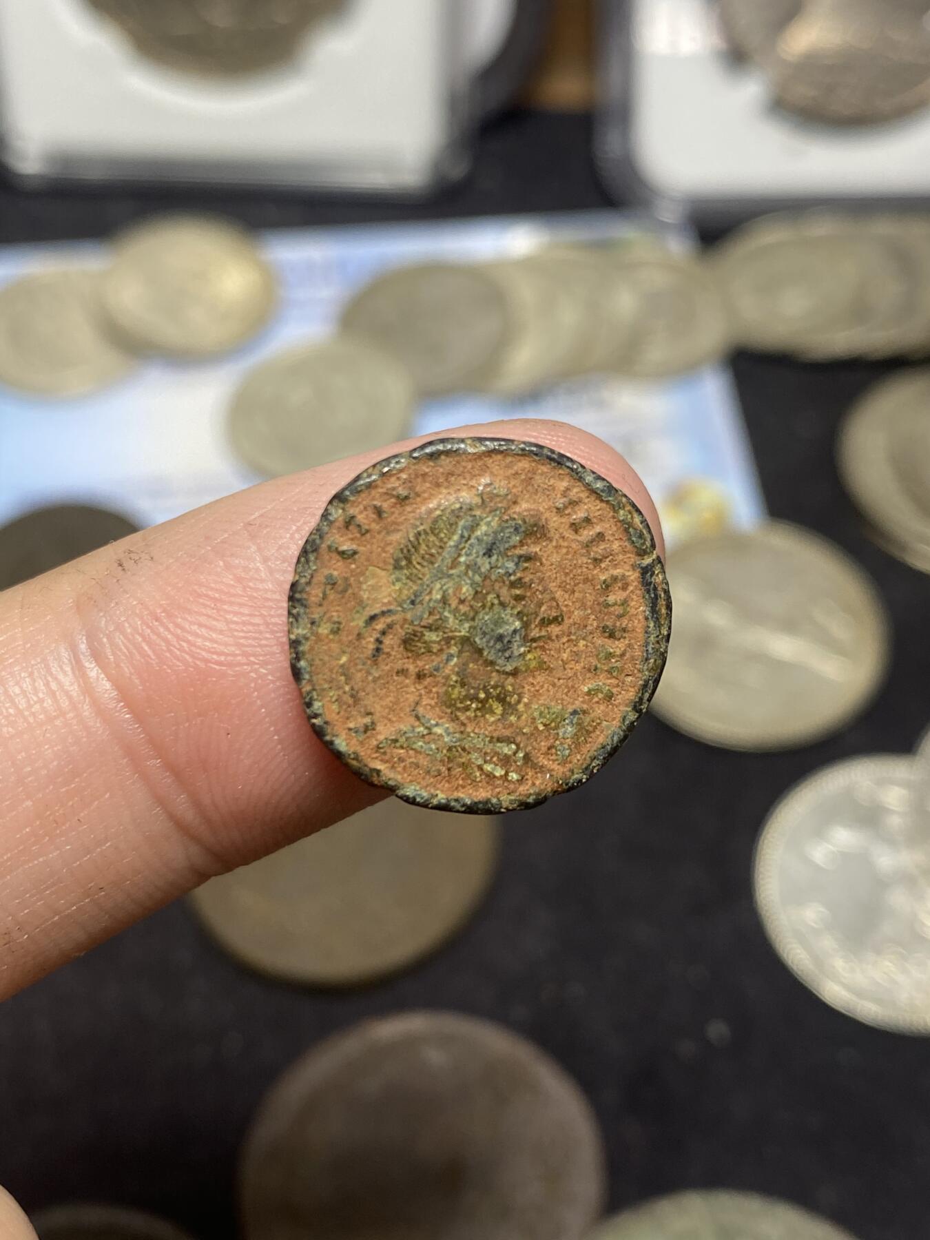 南宋泉阁俄币 外币 国币 专场第三期 古罗马 公元350-361 君士坦丁提乌斯二世小铜币 奥古斯都版