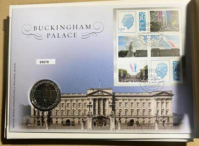 S&S Numismatic世界钱币-拍卖 第112期  - 英国2024年 白金汉宫 5英镑纪念币官方首日封