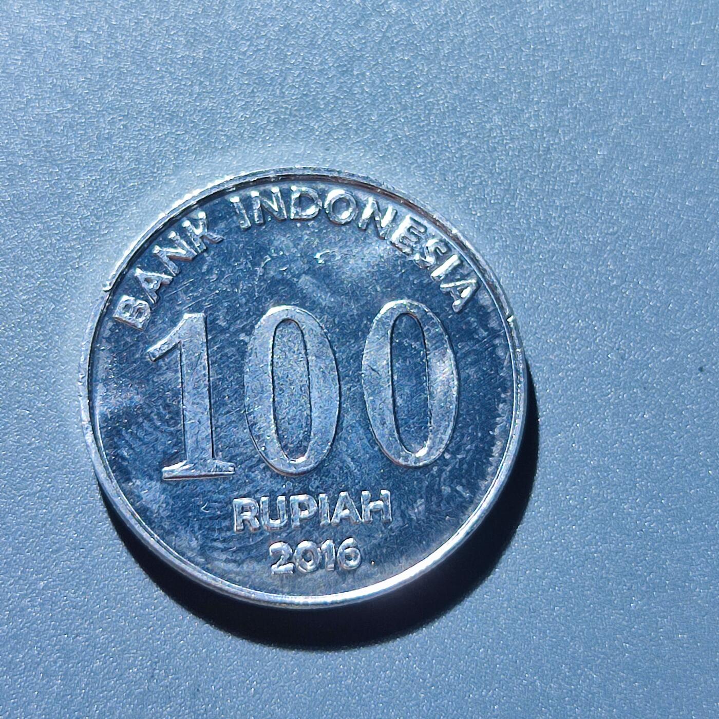 PCAI钱币9-166 外国普币专场 印尼100