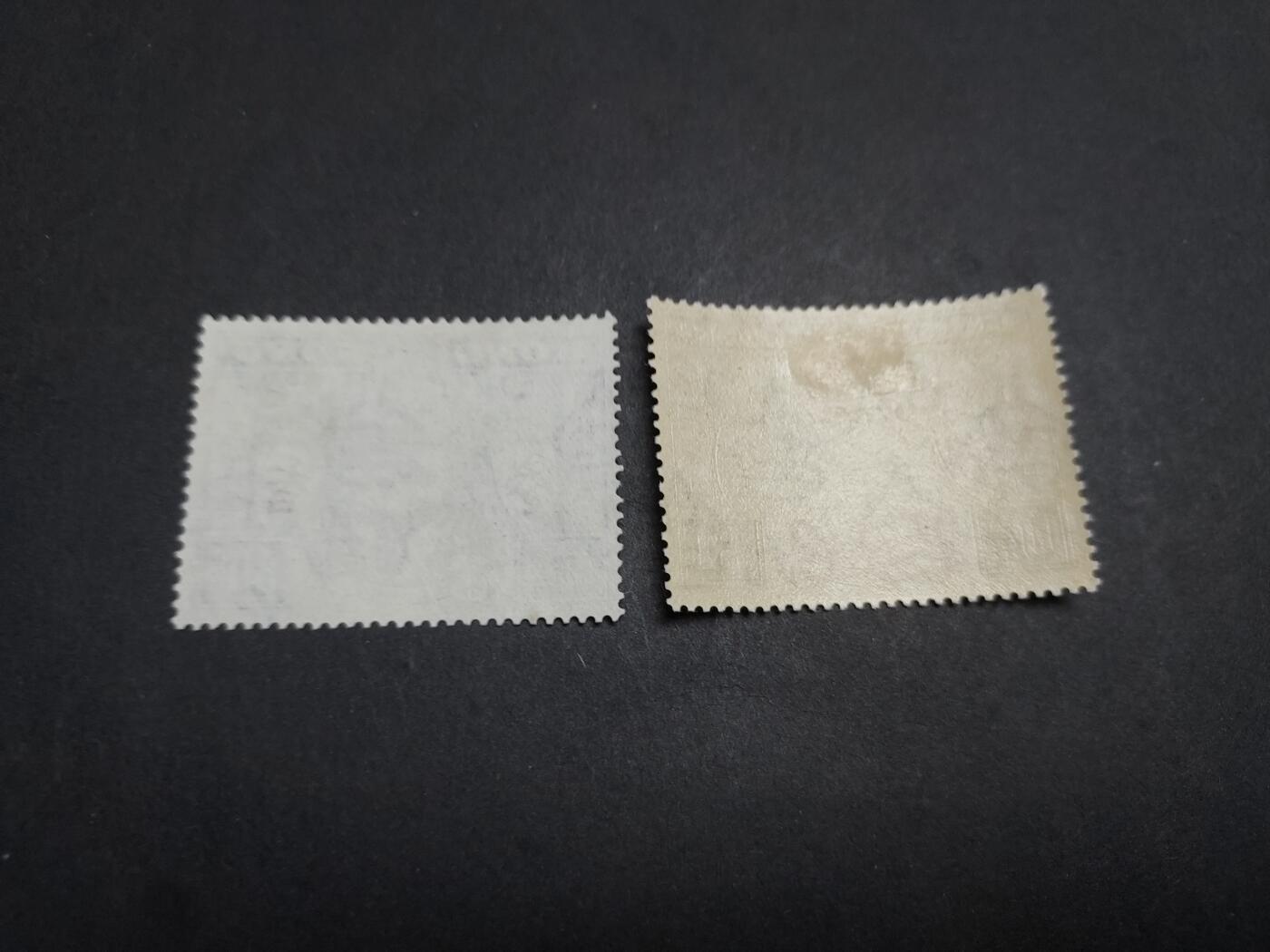 博彦收藏 1月13日 8点邮票专场 香港 胜利和平 30分无胶 1元背贴 上品