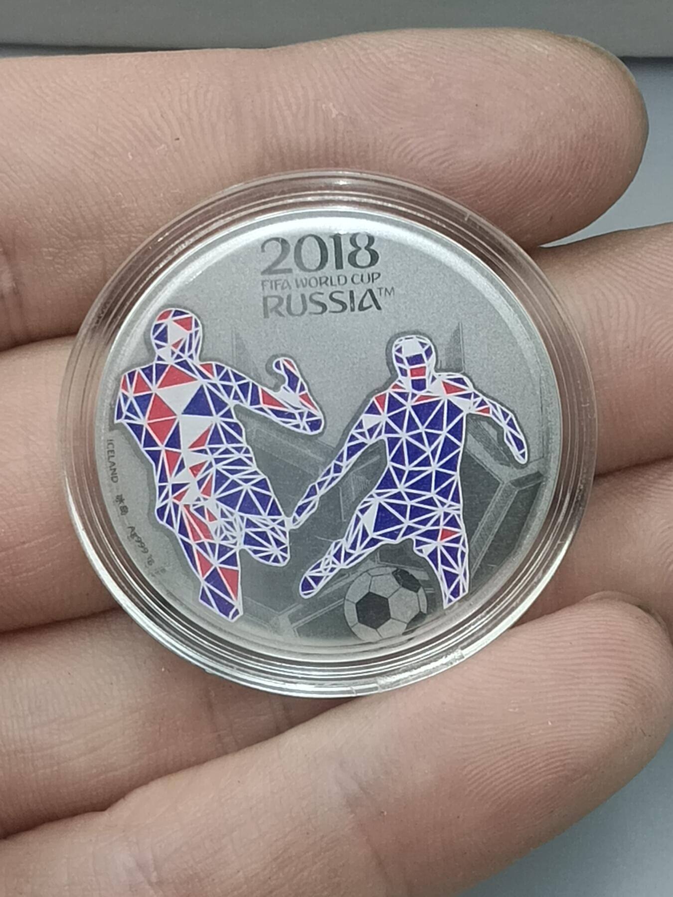 十九期拍卖 2018世界杯纪念银章(重1g)