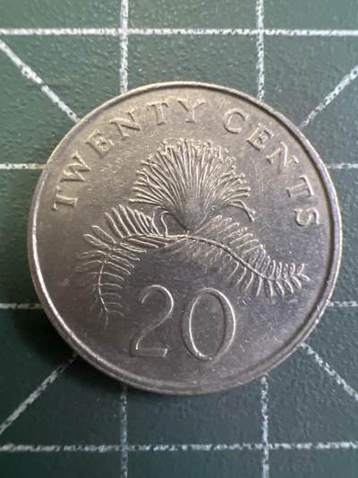 第809期  硬币专场 （无押金，捡漏，全场50包邮，偏远地区除外，接收代拍业务，本店十天发一次货） 新加坡20分