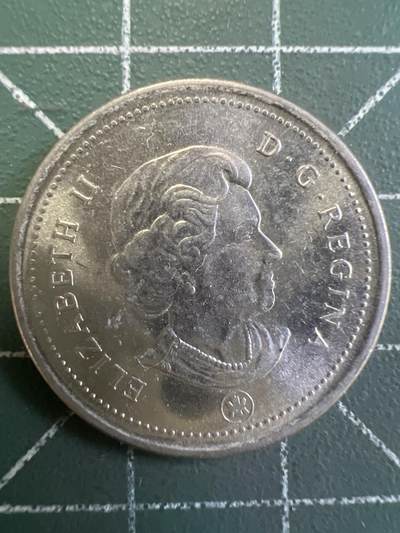 第809期  硬币专场 （无押金，捡漏，全场50包邮，偏远地区除外，接收代拍业务，本店十天发一次货） 加拿大25分  老年  2006年