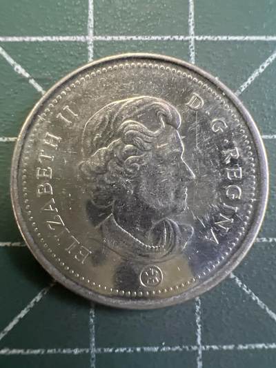 第809期  硬币专场 （无押金，捡漏，全场50包邮，偏远地区除外，接收代拍业务，本店十天发一次货） 加拿大25分  老年  2012年