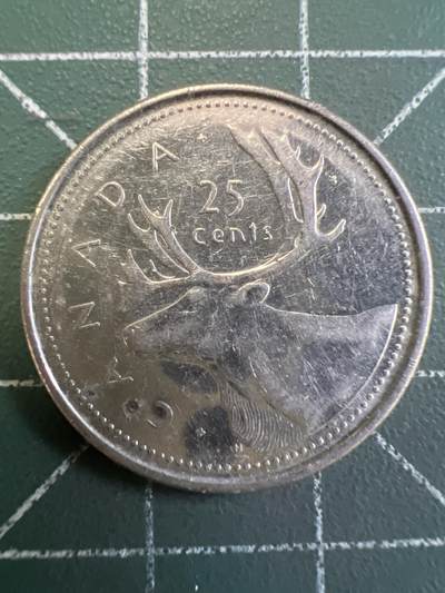 第809期  硬币专场 （无押金，捡漏，全场50包邮，偏远地区除外，接收代拍业务，本店十天发一次货） 加拿大25分  中年  高冠