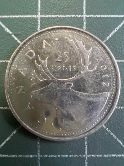 第809期  硬币专场 （无押金，捡漏，全场50包邮，偏远地区除外，接收代拍业务，本店十天发一次货） 加拿大25分  老年  2012年