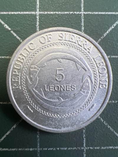 第809期  硬币专场 （无押金，捡漏，全场50包邮，偏远地区除外，接收代拍业务，本店十天发一次货） 塞拉利昂5利昂