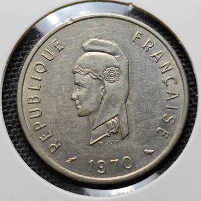 KK钱币收藏小铺 第211期 2月预留时间 本月17号结束拍卖 年后再拍 -  1970法属伊萨50法郎 少见
