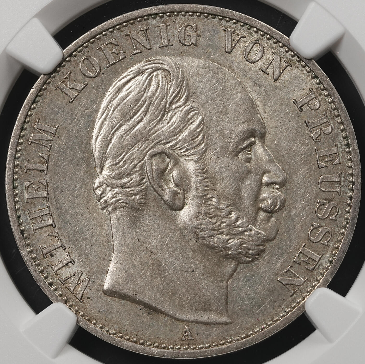修遠堂世界钱币第五十四期 全场包邮 NGC MS61 1871年普鲁士-普法战争胜利1泰勒银币