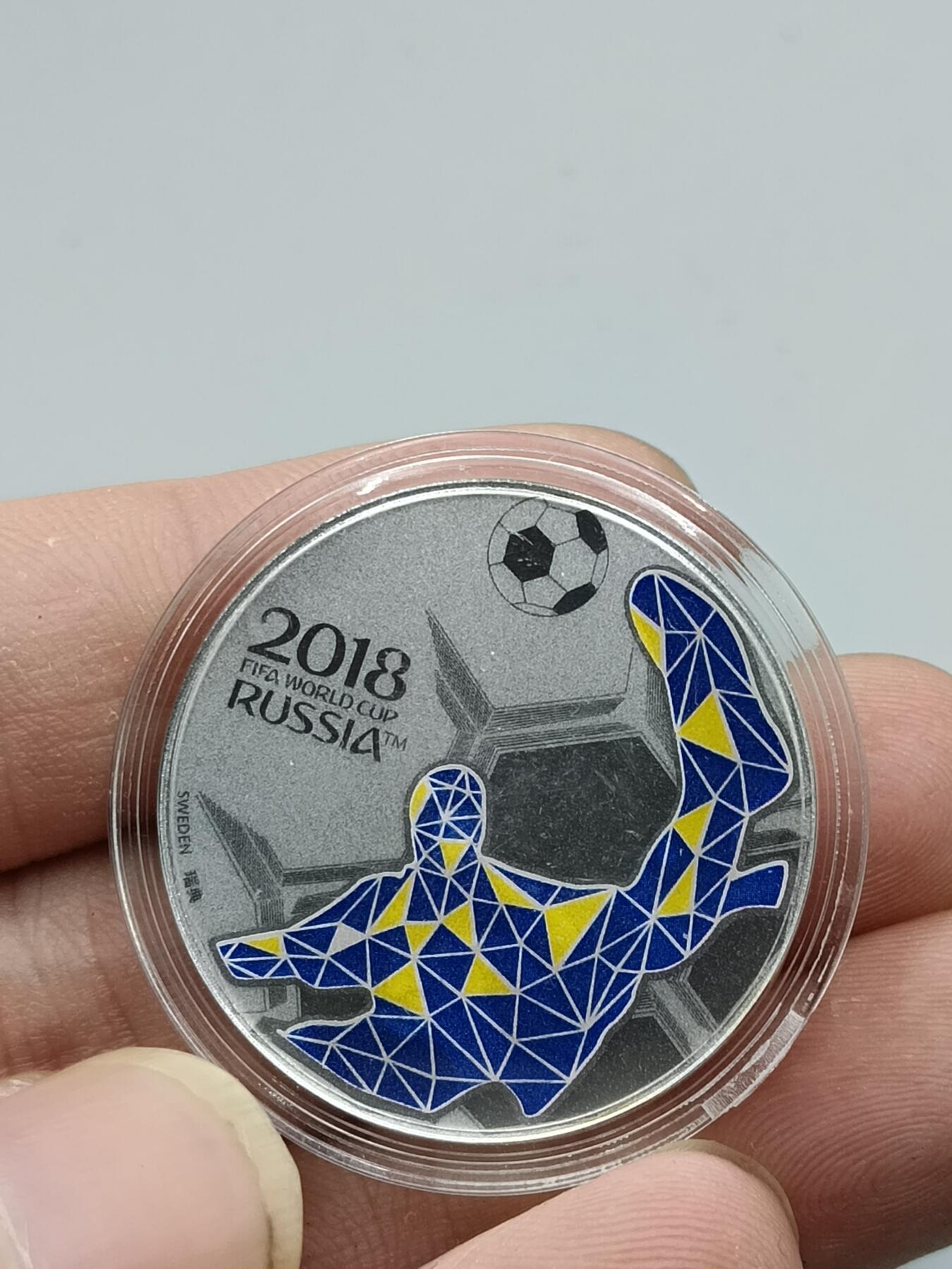 20期拍卖 2018世界杯纪念银章（重1g）