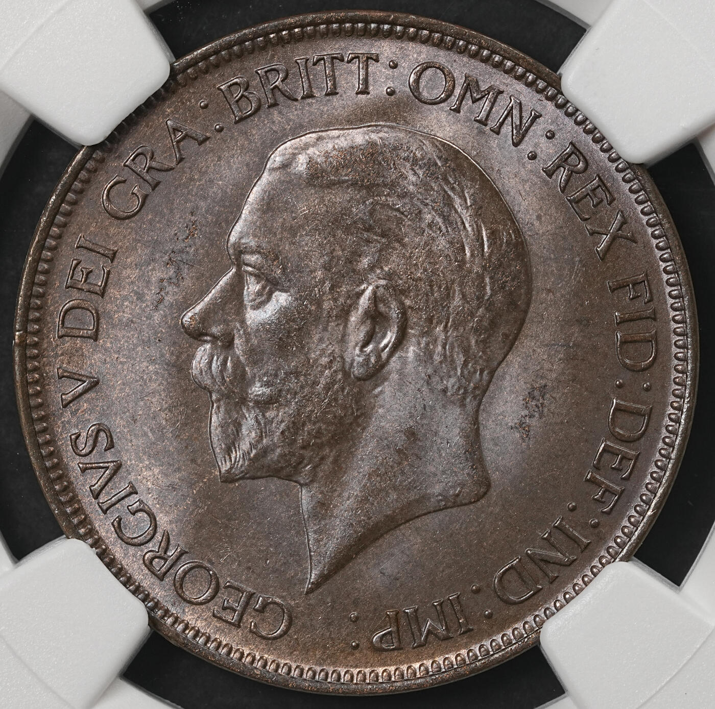 修遠堂世界钱币第五十四期 全场包邮 NGC MS64BN 1931年英国1便士铜币