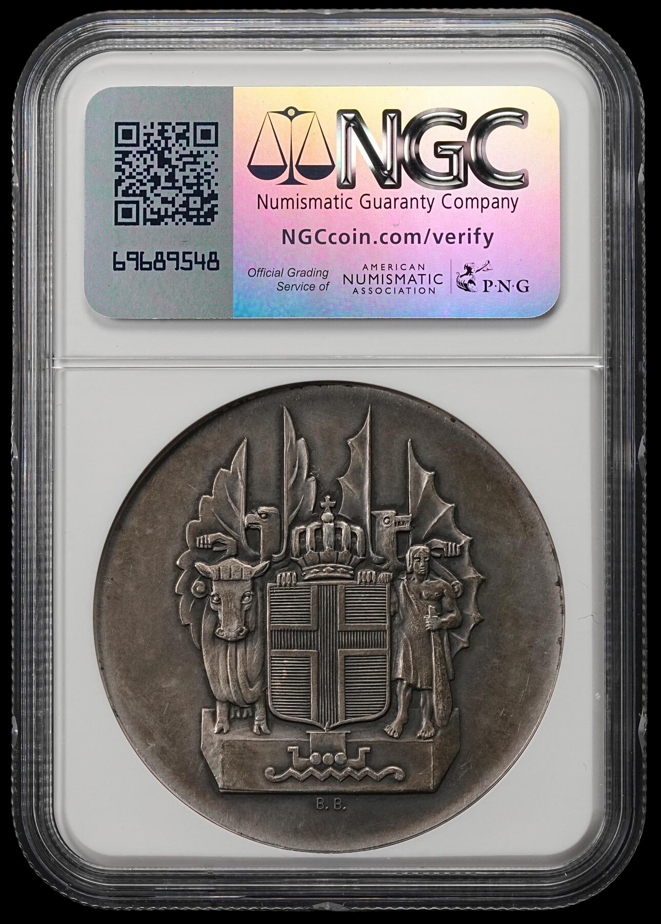 修遠堂世界钱币第五十四期 全场包邮 NGC MS62 1930年冰岛议会千年纪念10克朗特大银币