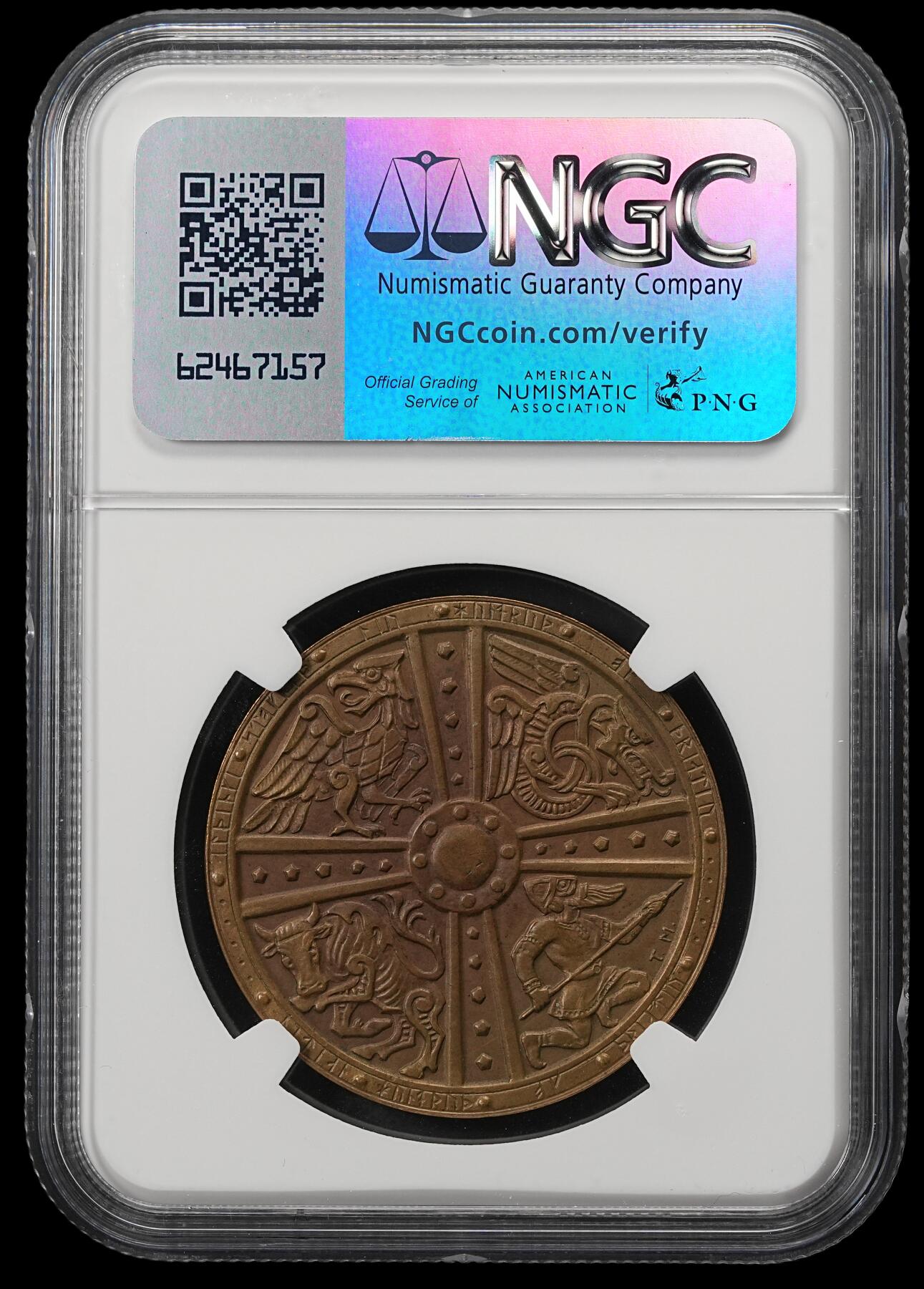 修遠堂世界钱币第五十四期 全场包邮 NGC MS63 1930年冰岛议会千年纪念2克朗铜币