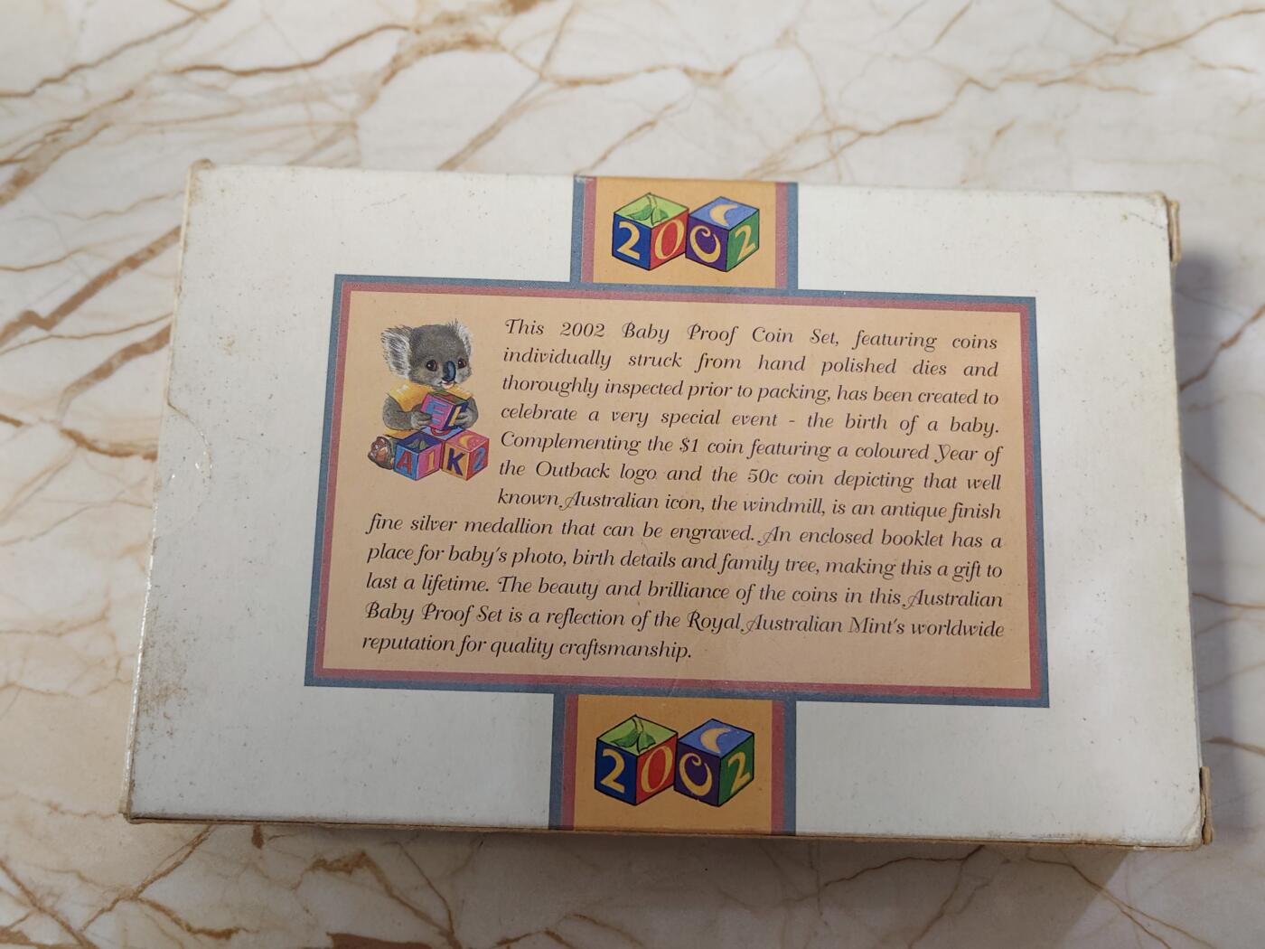 第192期拍卖 澳大利亚2002年婴儿6枚套装外加一枚纪念章精制套币