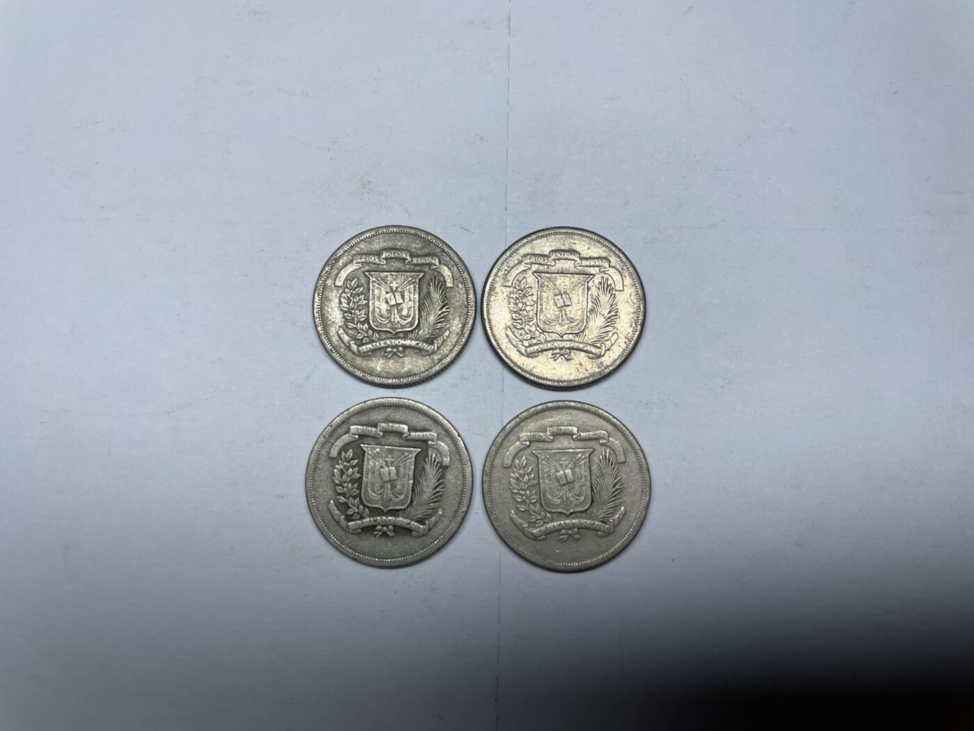 每日一拍，2025年集古藏今外币拍卖第一期-第2场—（总第192拍），可以寄存60天，满160元包邮。 四个年份多米尼加5分