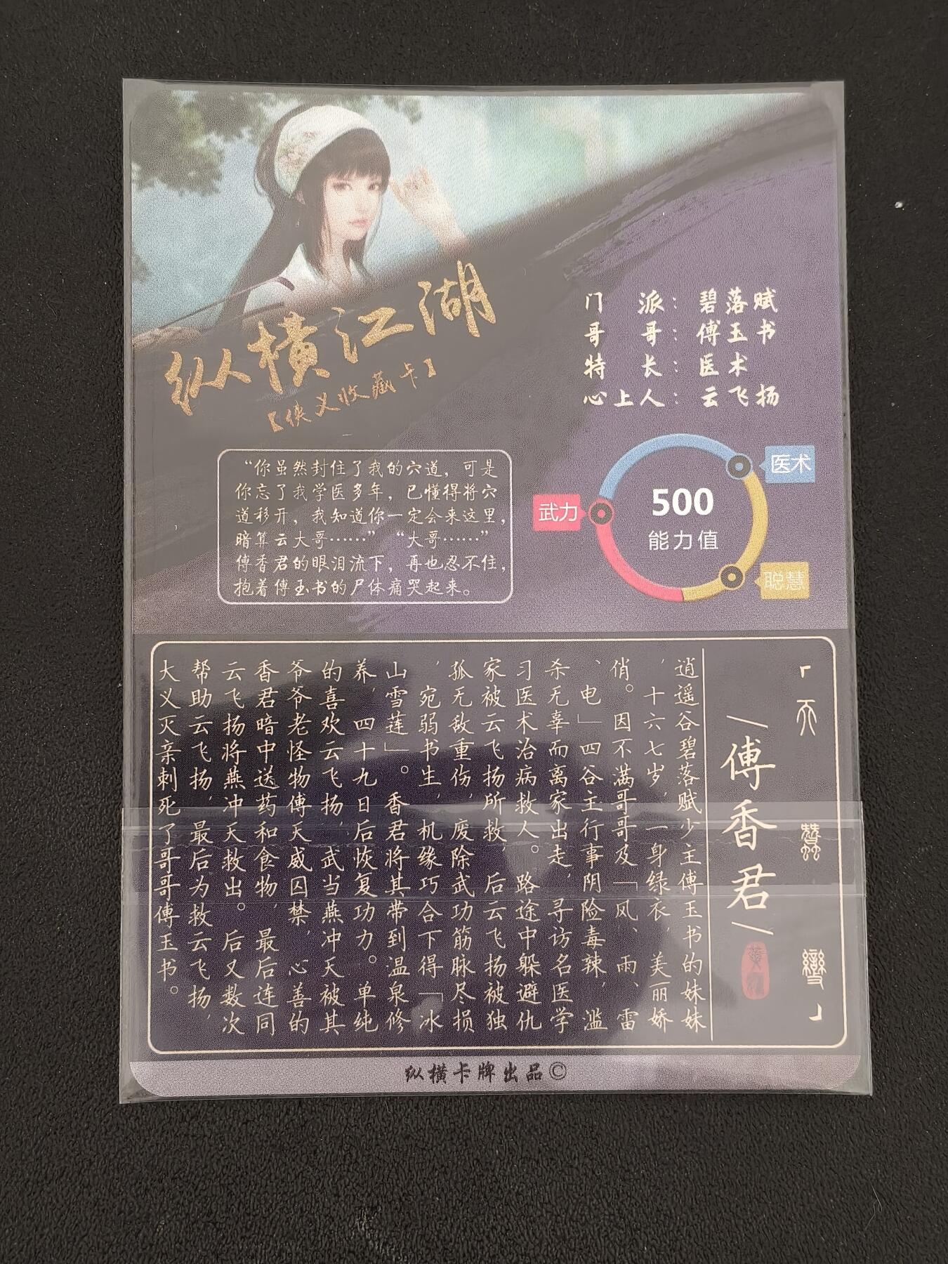 今晚打虎第三期 【题签】纵横卡牌纵横江湖傅香君