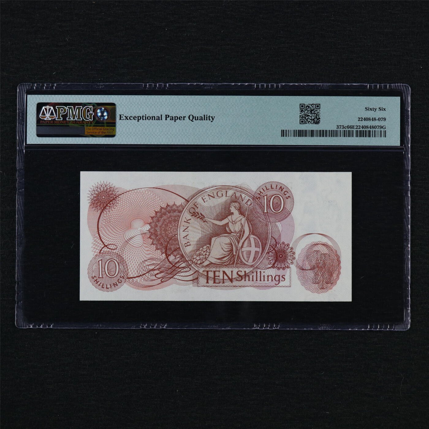 【亘邦集藏】第204期拍卖 1966-70年 英格兰10先令 PMG 66EPQ C29N 887946