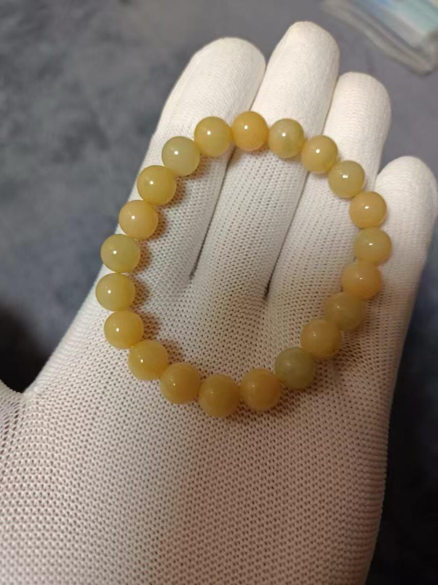 天然翡翠A货手串