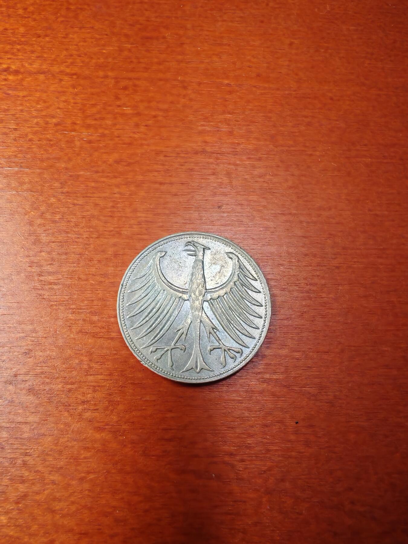 长老汇龙年精选第四十四场拍卖 1951J西德5马克银币，首年版