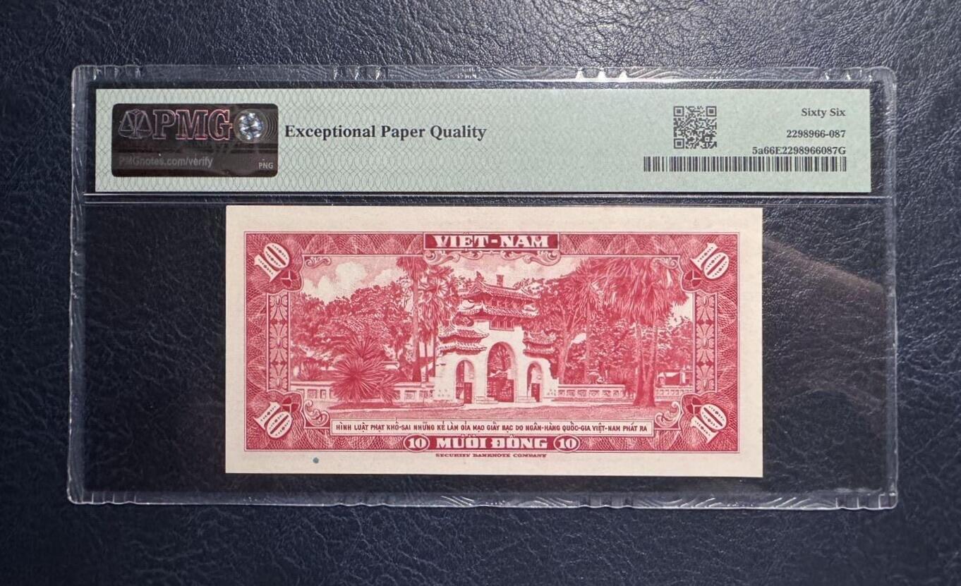 收藏联盟Quantum Auction 第405期拍卖 @征集拍品 长期供货可享分佣福利 1962年南越10盾 PMG66E