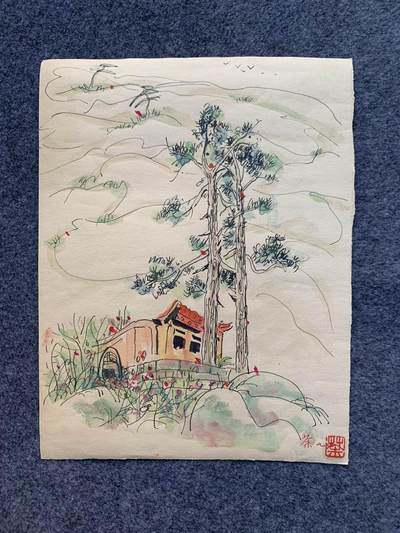 吴冠中 水彩画 - 吴冠中 水彩画
