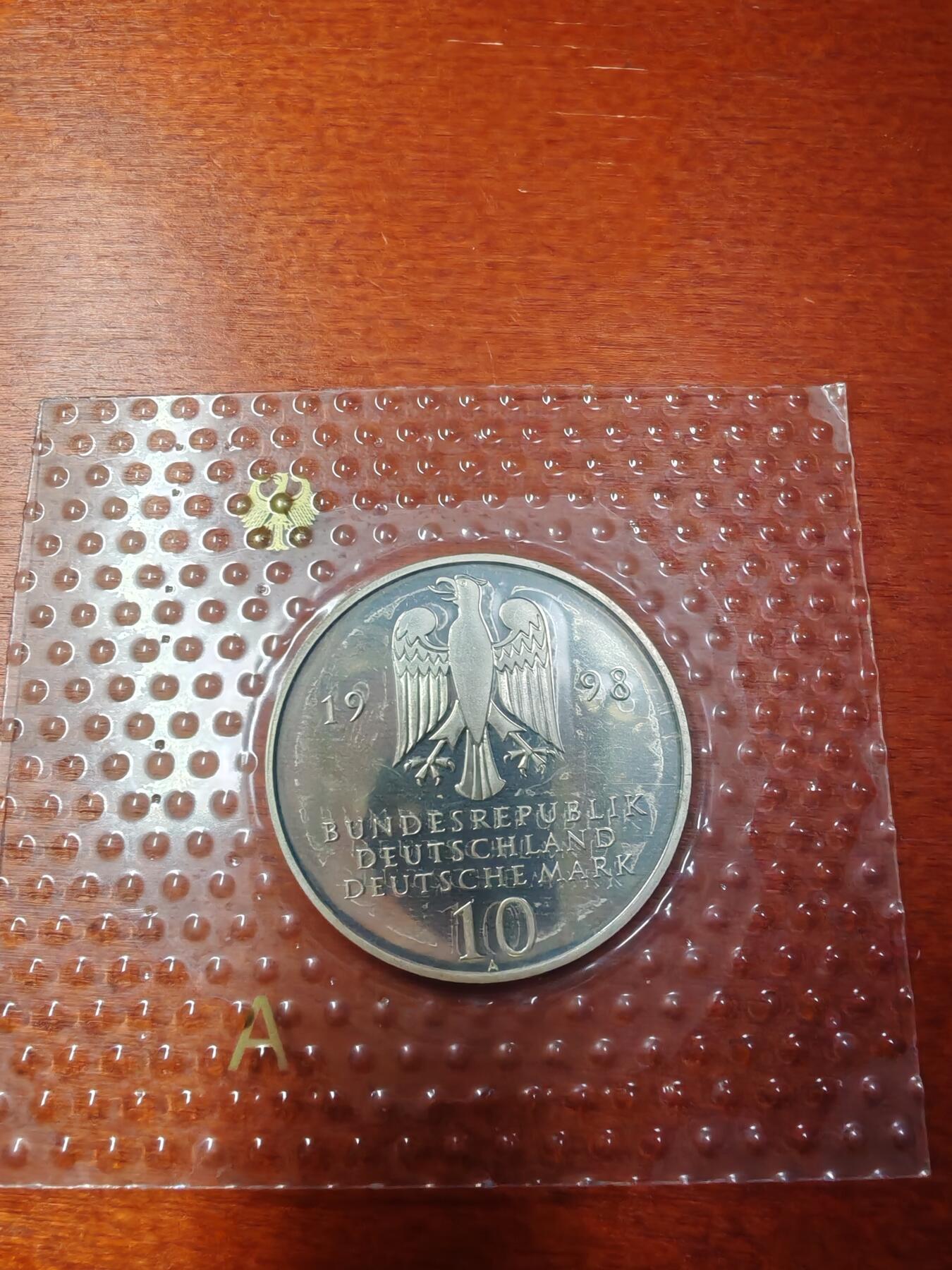 长老汇龙年精选第四十四场拍卖 1998A德国30年战争停战300周年10马克精制银币