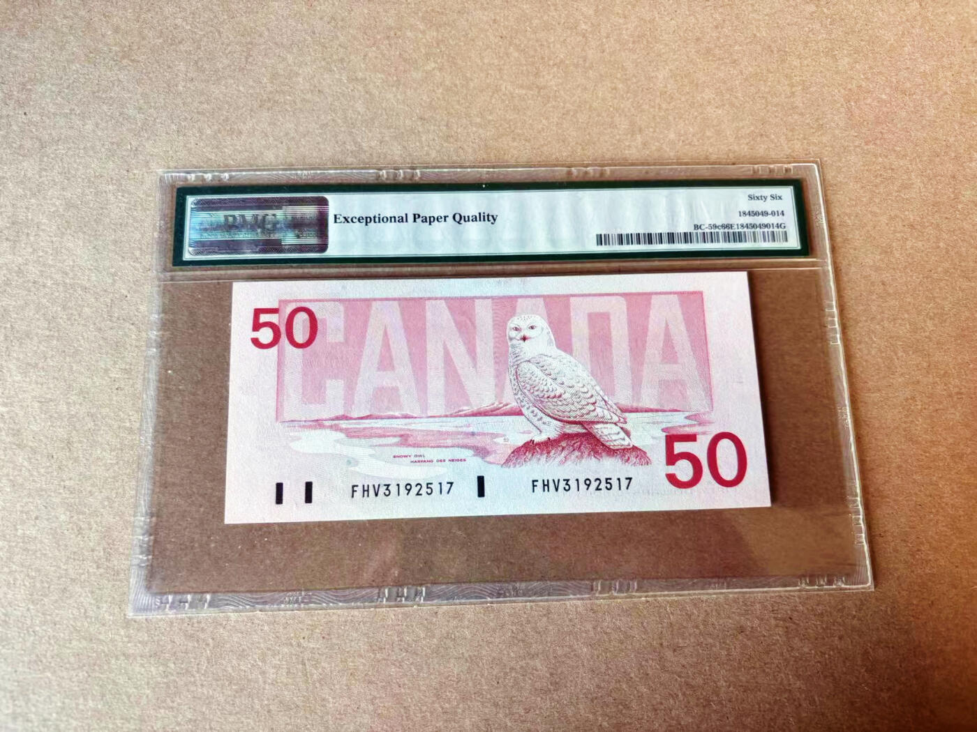 【Blue Auction】✨世界纸币精拍第609期【精】 加拿大 1988年50元 PMG66EPQ 