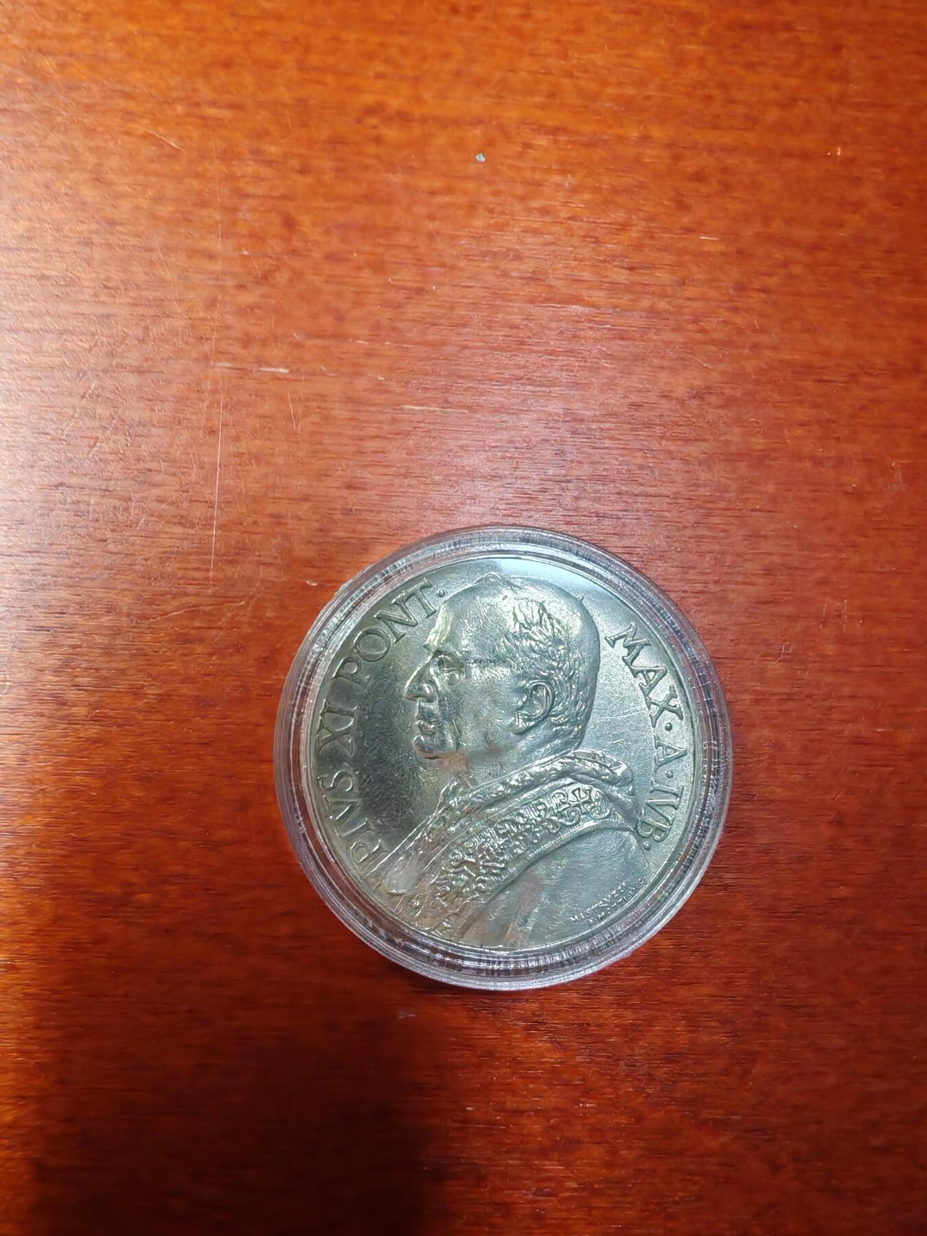 长老汇龙年精选第四十四场拍卖 1933-1934 梵蒂冈庇护十一世抱婴10里拉银币