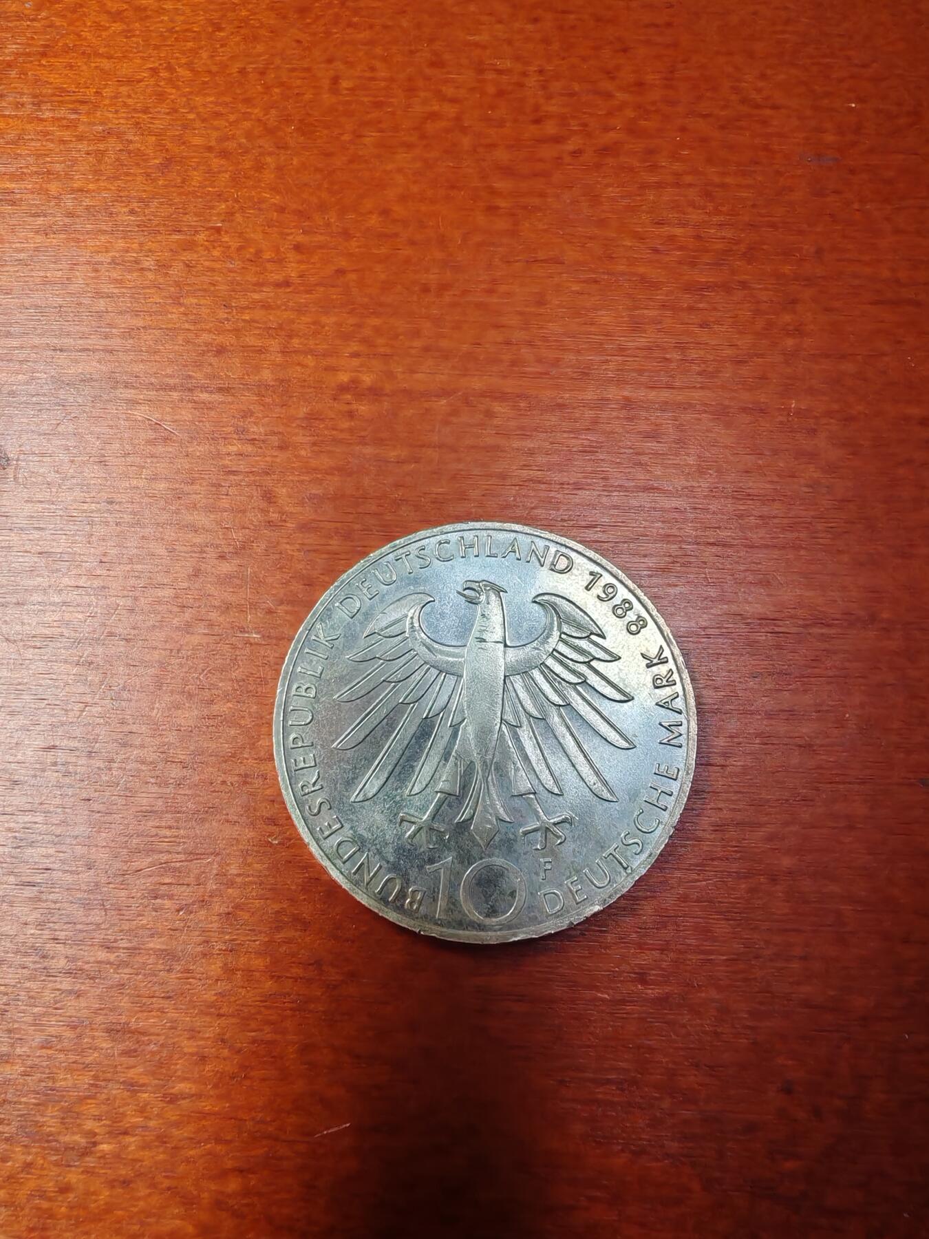 长老汇龙年精选第四十四场拍卖 1988西德卡尔蔡司逝世百周年10马克银币