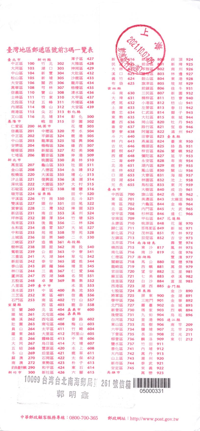 1月17日20:00中国、香港、澳门邮政首日实寄封拍卖专场 2021中国《灯塔》邮资封 加贴同图  《故宫--早春图》双首日 邮资票补资 故宫原地挂寄国内 一套一枚 郭叔作品