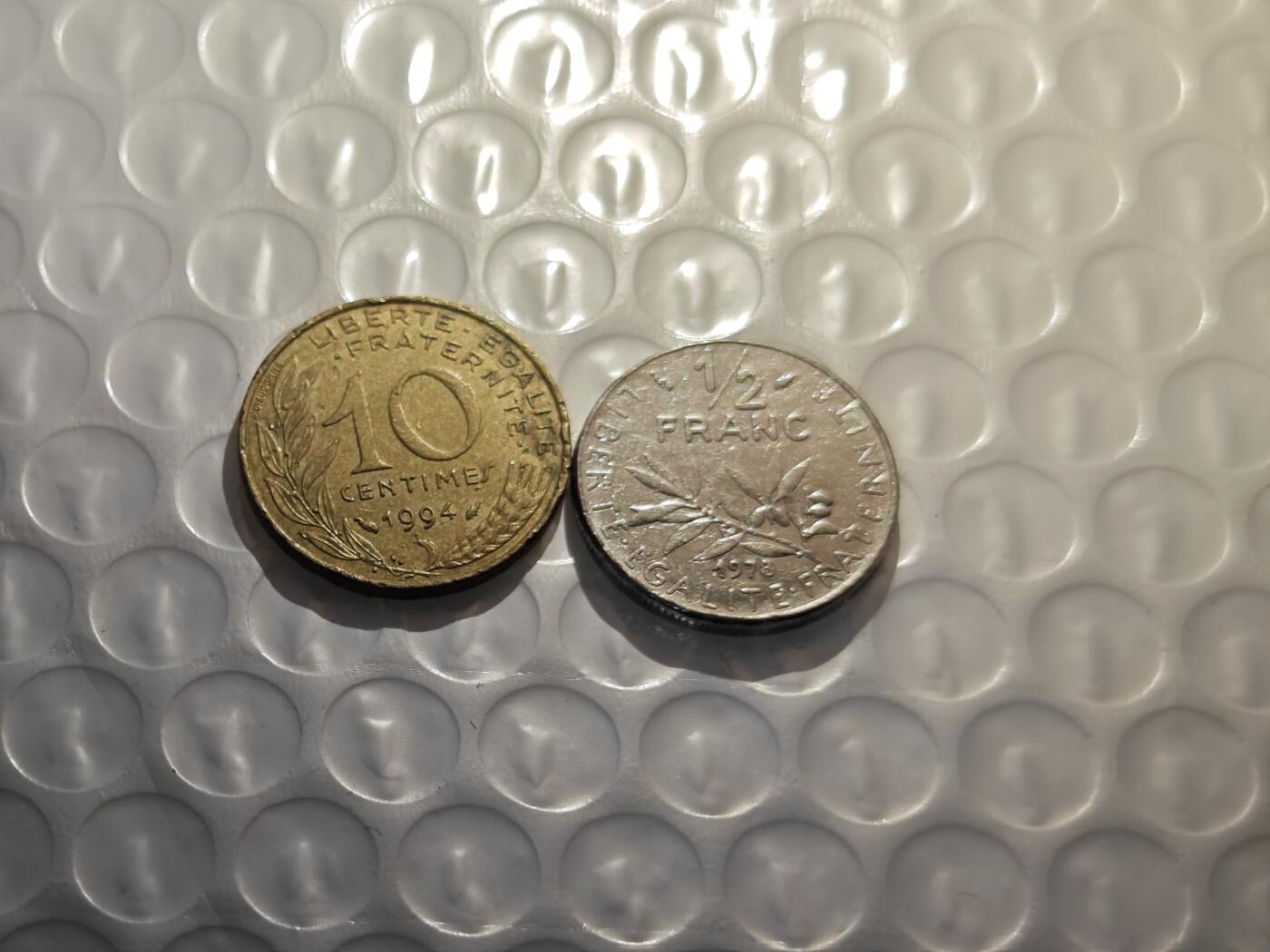 小小杂货铺26期 满五十包邮  可暂存  一元佣金 法国硬币两枚