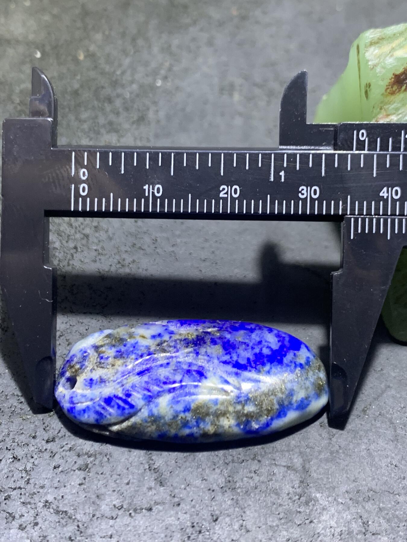 仅此一颗，精美藏传蓝玉髓龟甲天珠一颗，