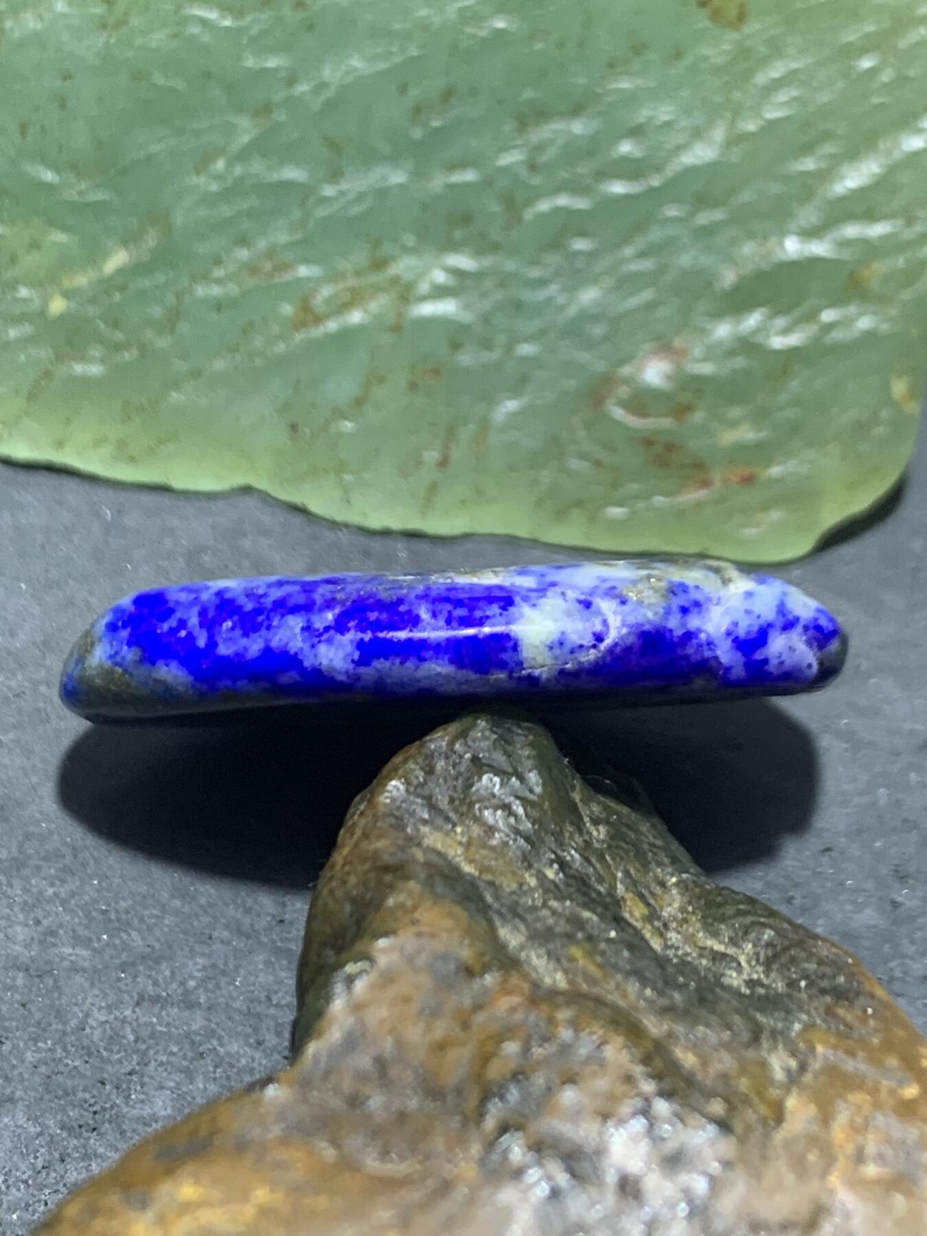 仅此一颗，精美藏传蓝玉髓龟甲天珠一颗，