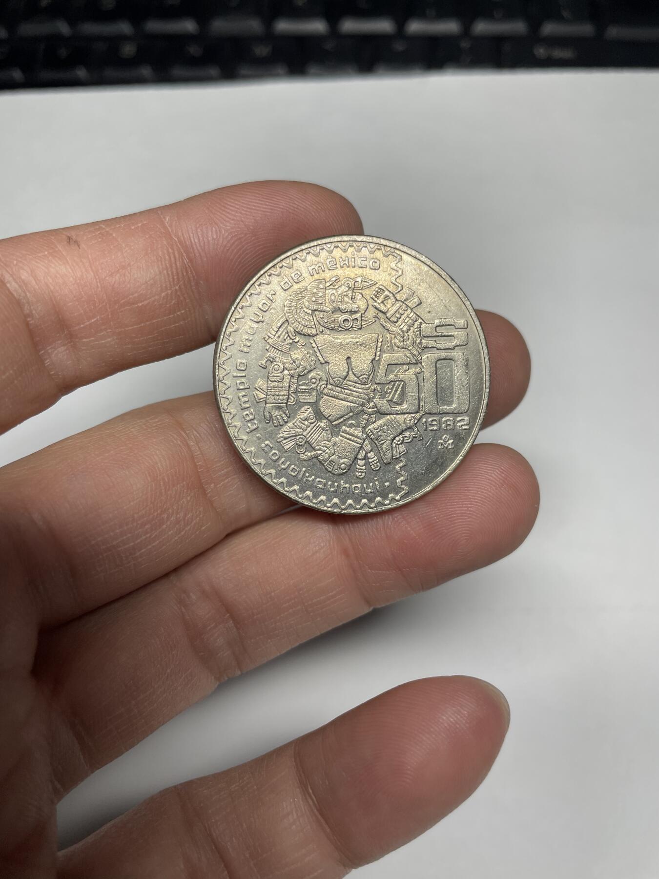 每日一拍，2025年集古藏今外币拍卖第一期-第3场—（总第193拍），可以寄存60天，满160元包邮。 198w年墨西哥50比索