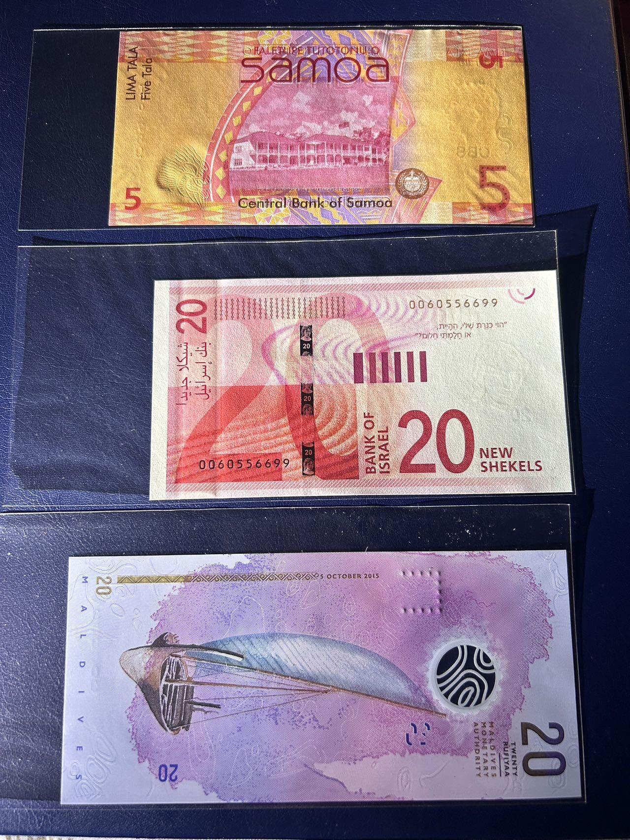 收藏联盟Quantum Auction 第406期拍卖 @征集拍品 长期供货可享分佣福利 外国纸币三张