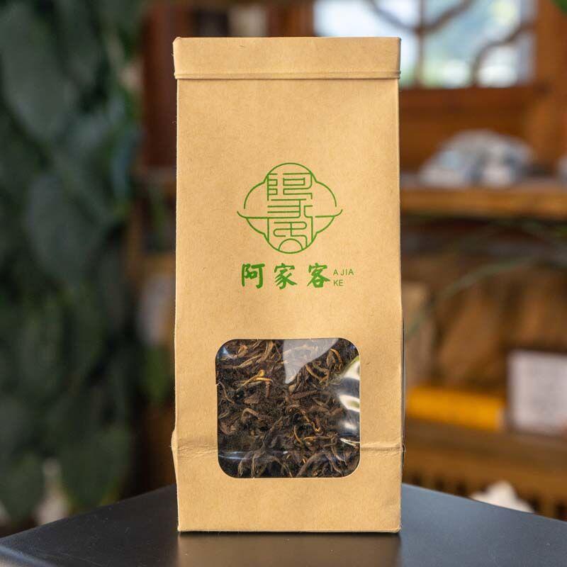 校企合作产品专场 正宗原味云南普洱景迈山野生浓香型古树晒红袋装50g