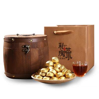 云南普洱茶熟茶散茶碎银子糯米香茶化石老茶头500g礼盒装熟普茶叶 - 云南普洱茶熟茶散茶碎银子糯米香茶化石老茶头500g礼盒装熟普茶叶