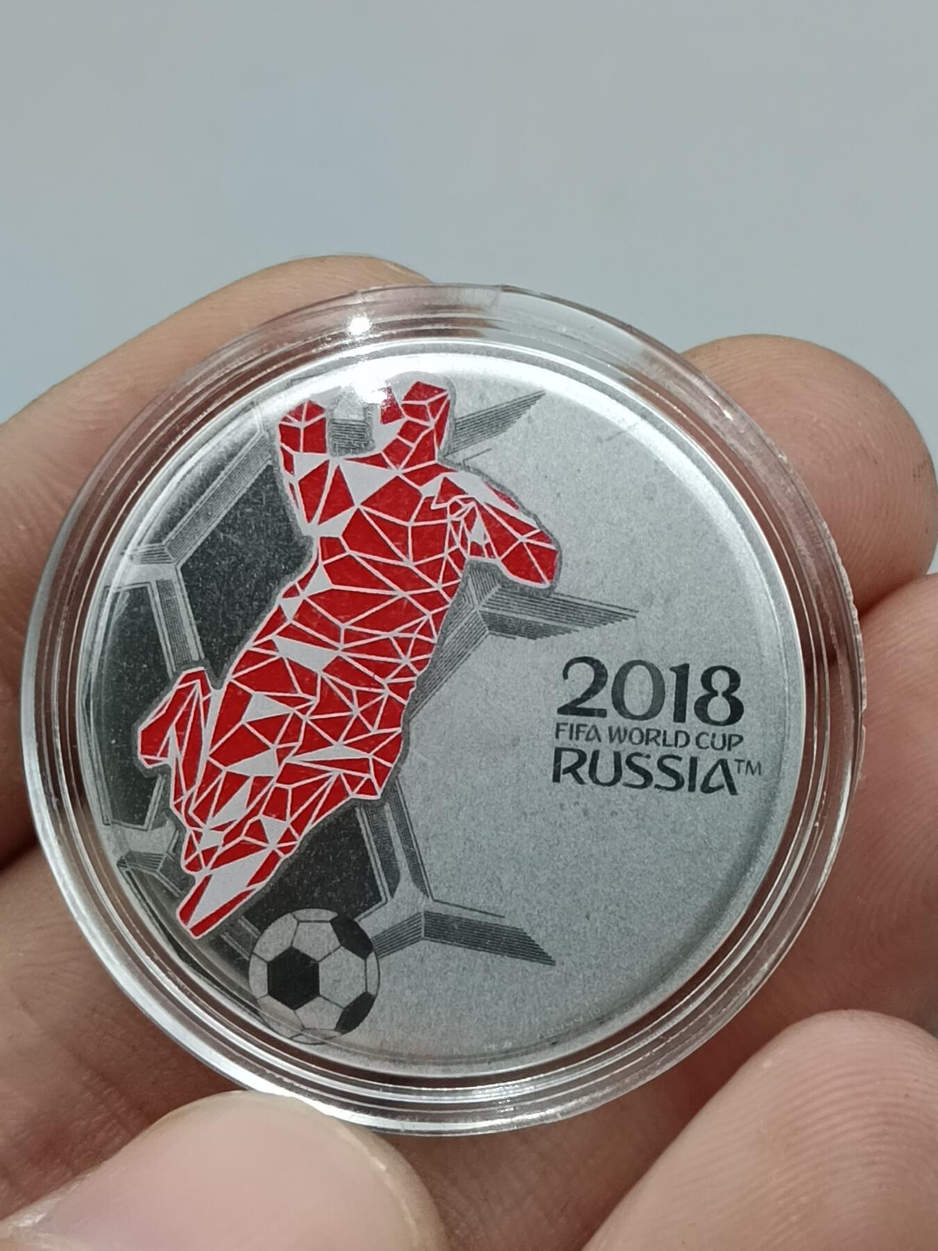 22期拍卖 2018世界杯纪念币（重1g）