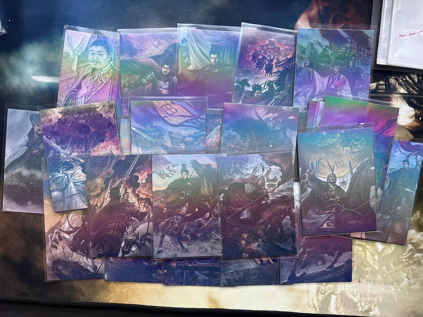 【随心卡拍】综合场 卡牌拍卖【第28期】 香山文创 名将 覆膜闪卡 10张+
