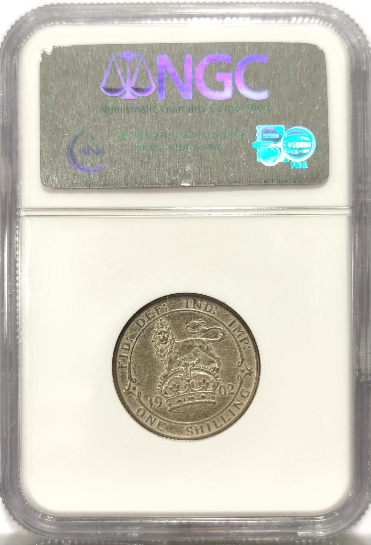 博洋堂世界钱币拍卖第108期（全场包邮） NGC PF63 MATTE 英国1902年爱德华七世精制1先令，名家旧藏，HA24年9月拍卖成交价119美金