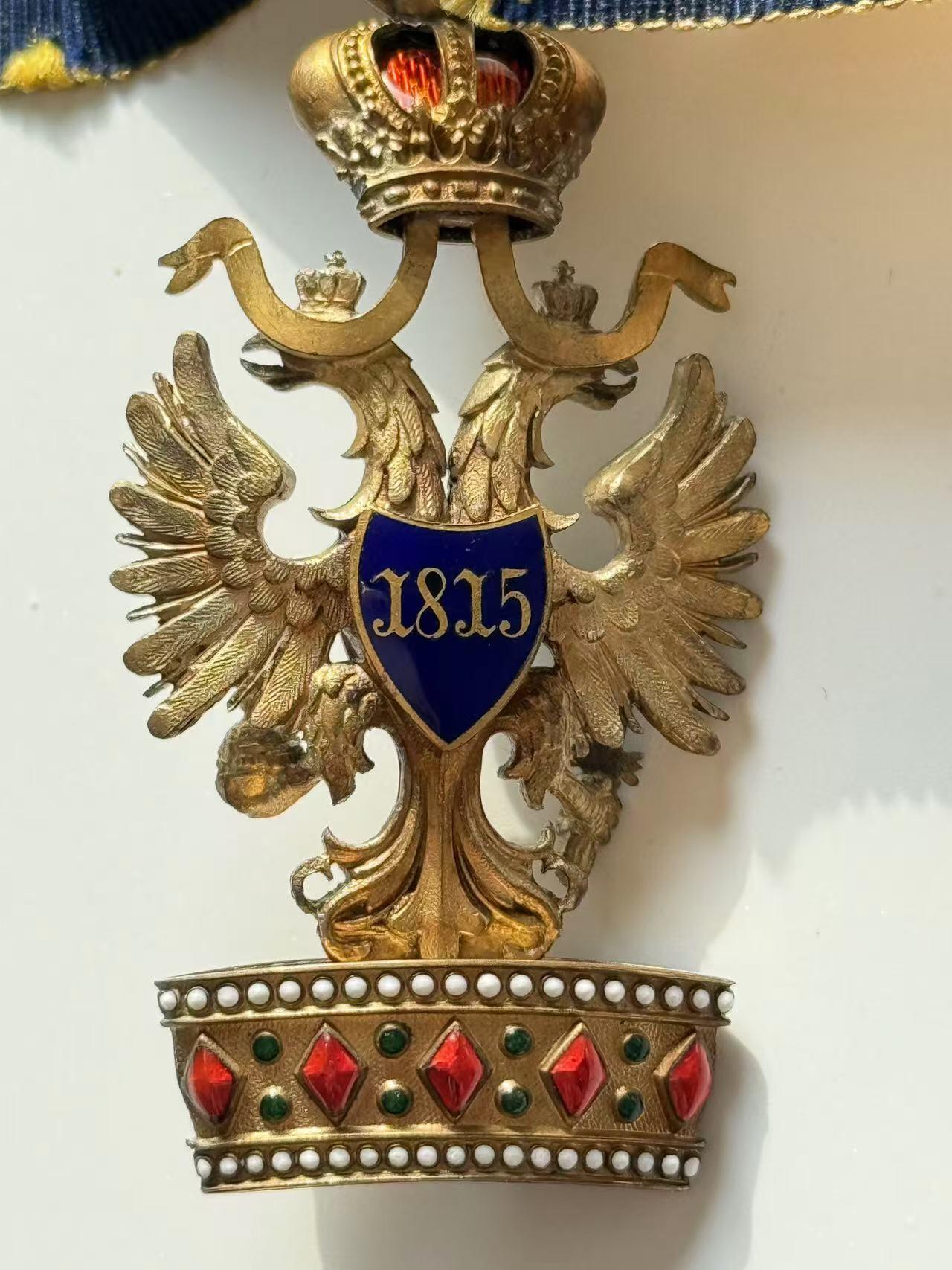 RimeNova韵星2025军品类春季拍卖会-- RimeNova 2025 Spring Militaria Sale 奥匈帝国指挥官级铁王冠勋章