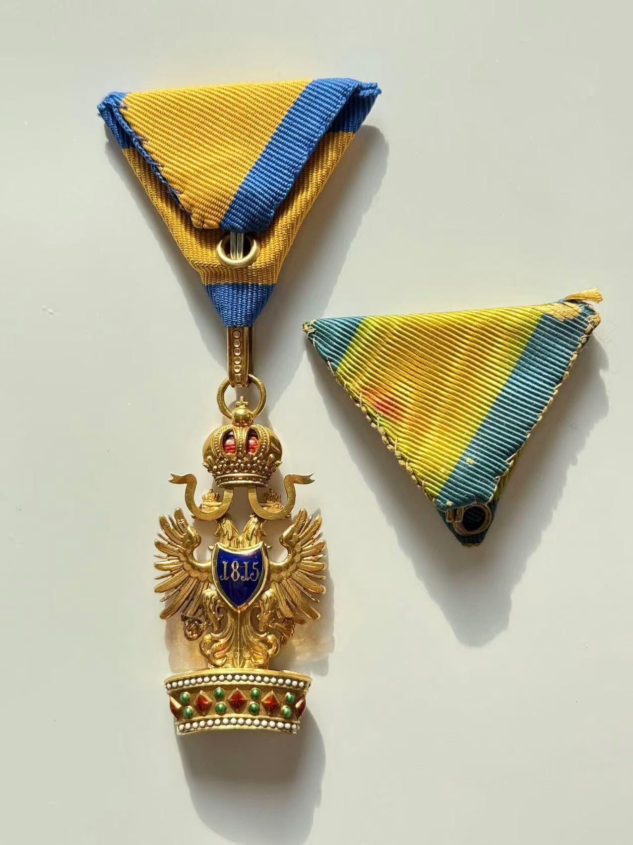 RimeNova韵星2025军品类春季拍卖会-- RimeNova 2025 Spring Militaria Sale 奥匈帝国骑士级金质铁王冠勋章