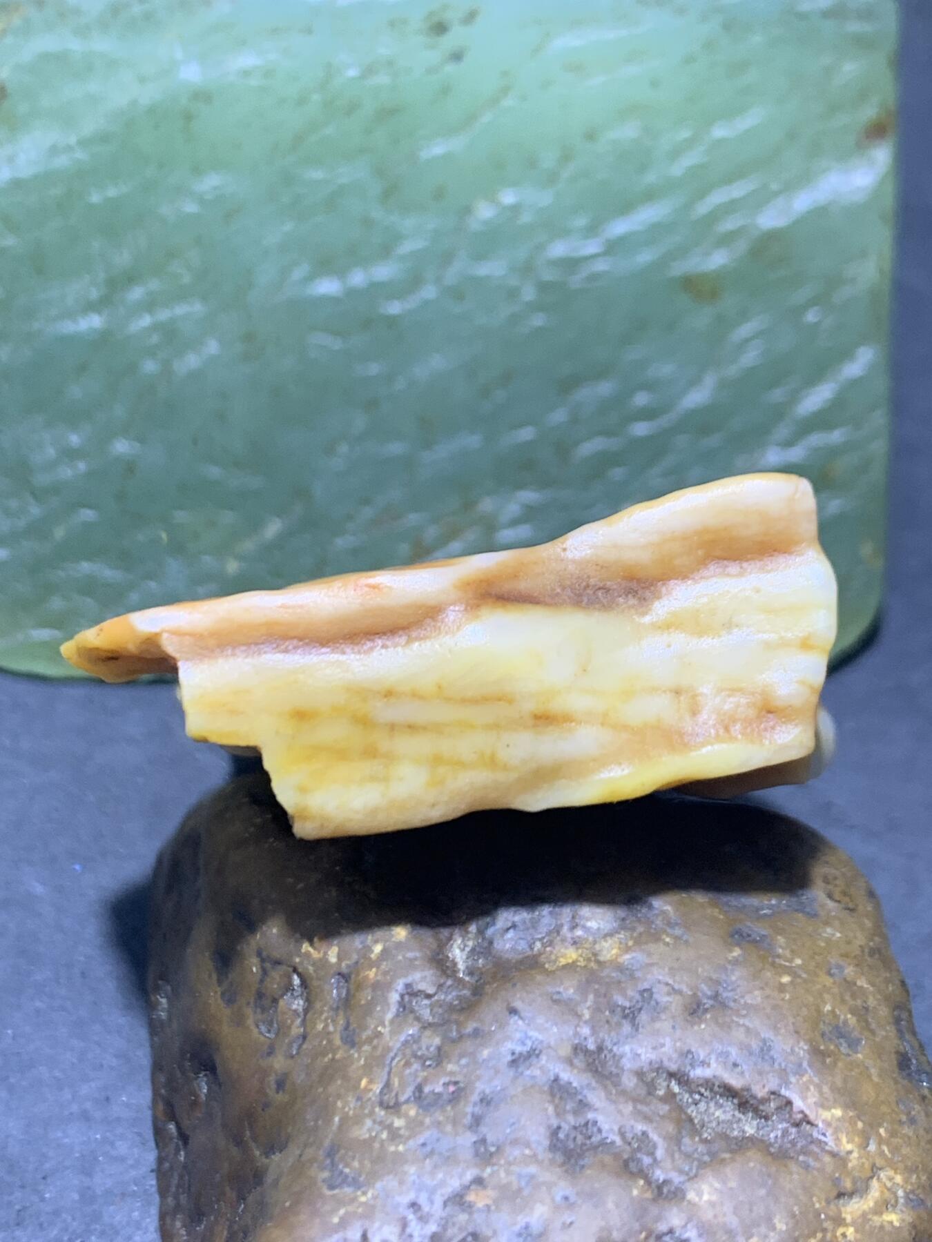 放福利，天然精品高玉化沙漠漆原石一颗！