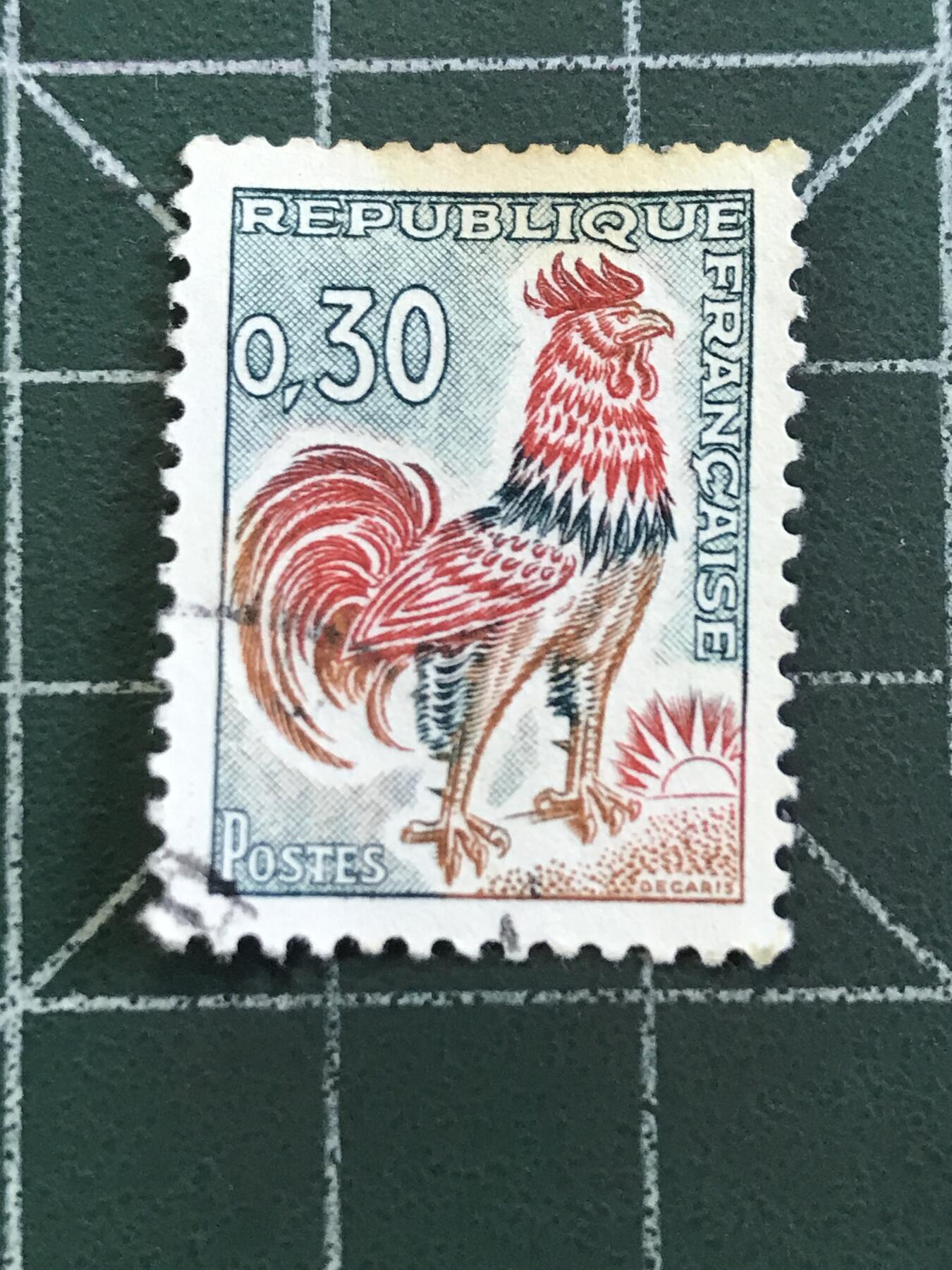 第840期  邮票专场 （无押金，捡漏，全场50包邮，偏远地区除外，接收代拍业务，本店十天发一次货） 法国高卢雄鸡
