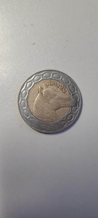 2025第二期 阿尔及利亚100第纳尔双色币硬币