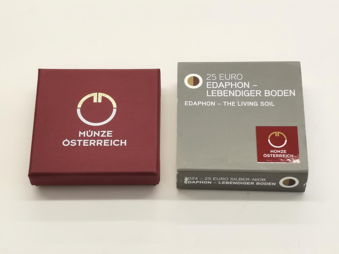 博洋堂世界钱币拍卖第108期（全场包邮） NGC MS70 奥地利2024年土壤微生物(Edaphon)25欧元银铌双色币，带盒证